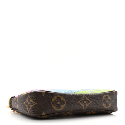 Louis Vuitton Monogram 2021 Christmas Animation Japanese Garden Mini Pochette Accessories Wisteria Pink 4 of 10