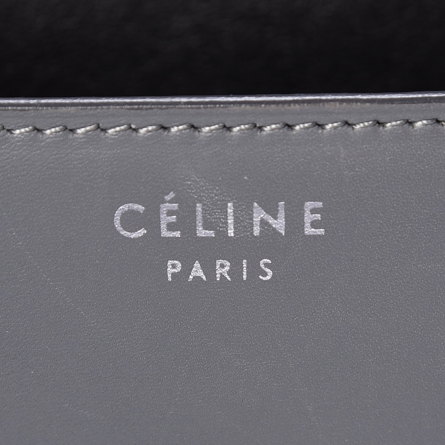 Celine Box Calfskin Medium Classic Box Flap Bag Grey 6 of 19