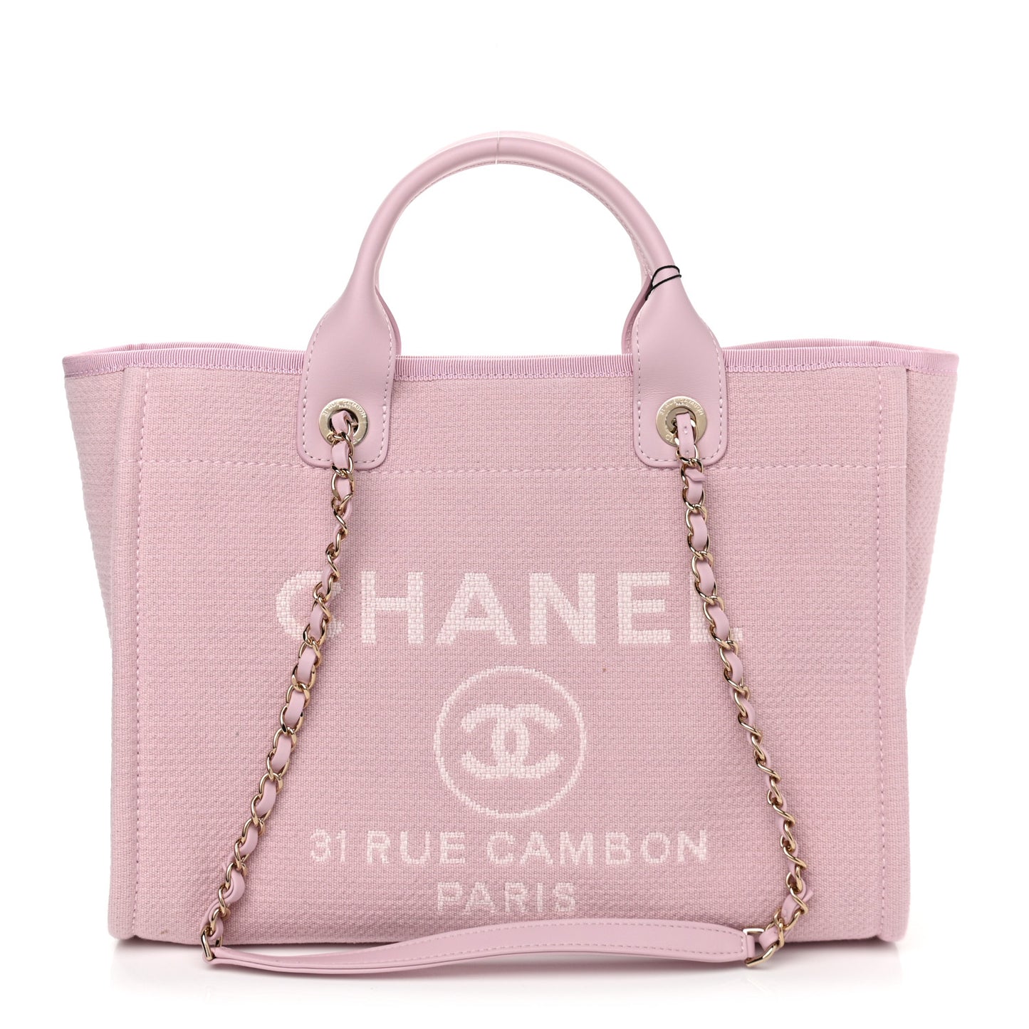 Mixed Fibers Small Deauville Tote Pink