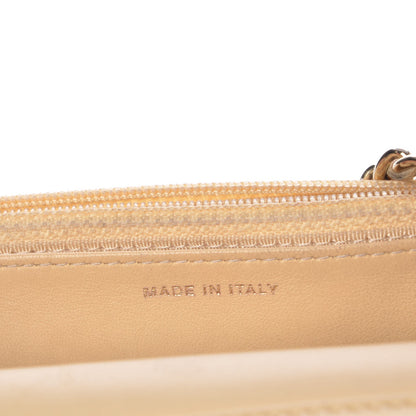 Chanel Lambskin Quilted Wallet on Chain WOC Beige 7 of 9