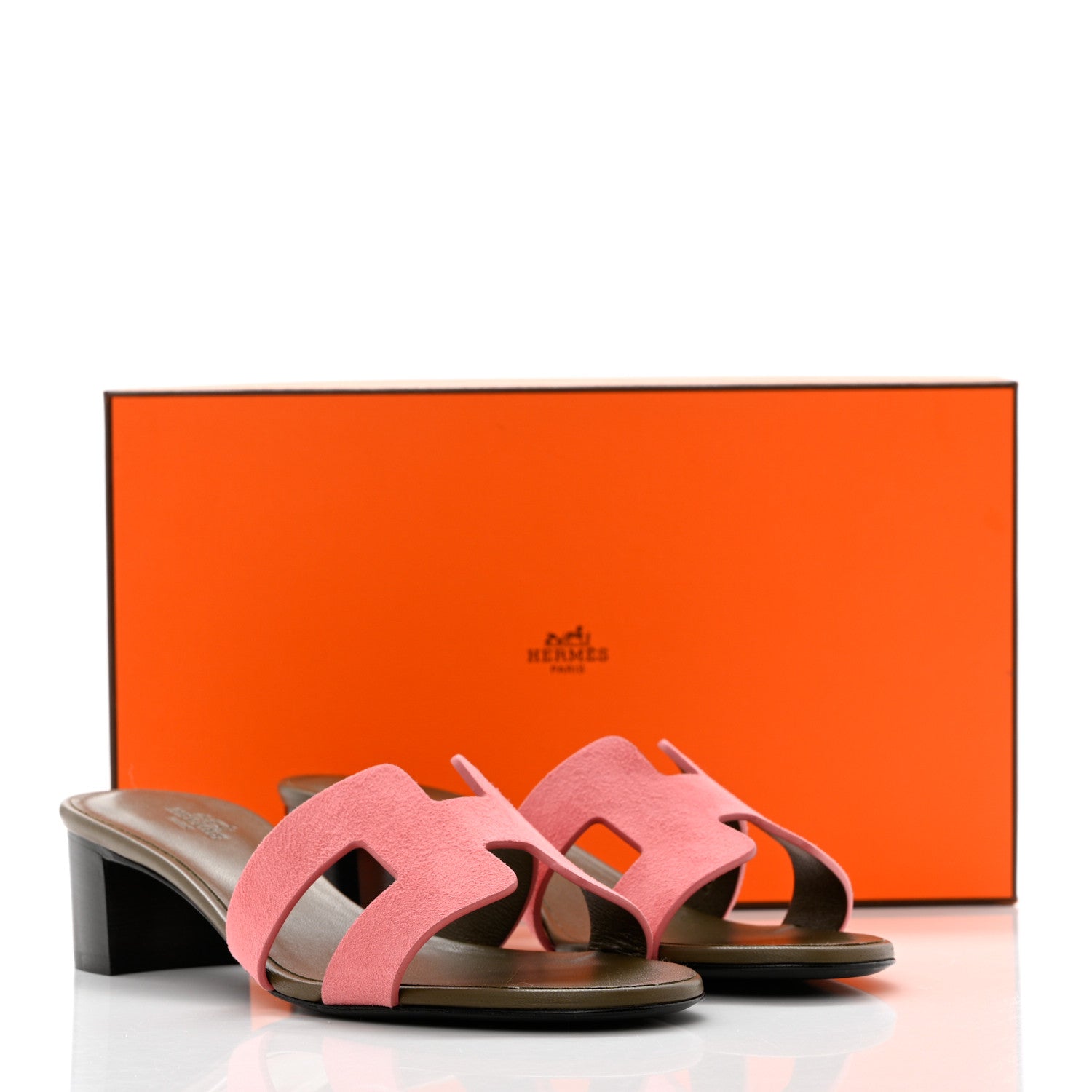 Hermes Suede Goatskin Oasis Sandals 35 Rose Du Desert 9 of 9