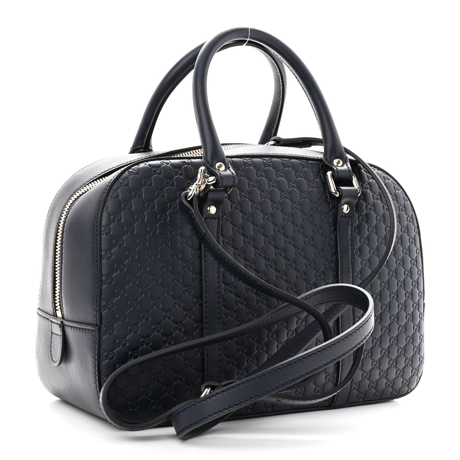 Gucci Microguccissima Medium Crossbody Bag Blue 3 of 10
