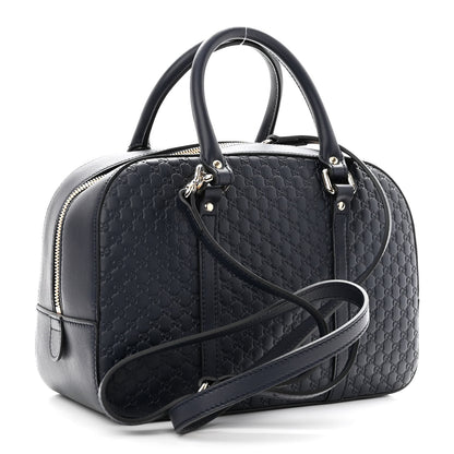 Gucci Microguccissima Medium Crossbody Bag Blue 3 of 10