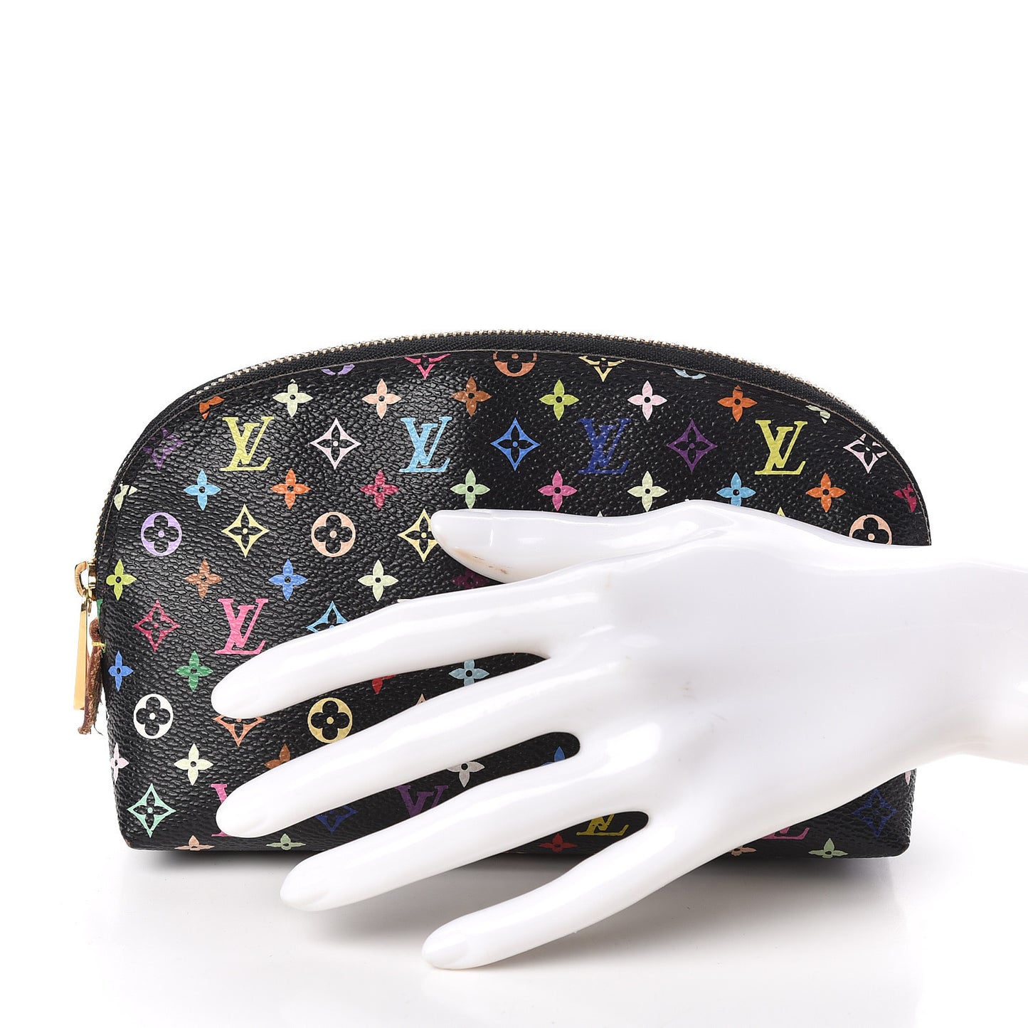 Monogram Multicolor Cosmetic Pouch Black Grenade
