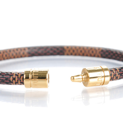 Louis Vuitton Damier Ebene Keep It Bracelet 17 4 of 5