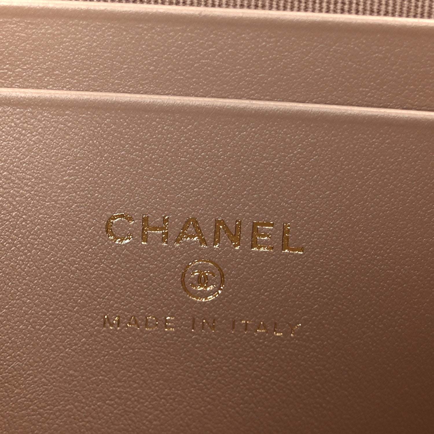 Chanel Caviar Quilted Top Handle Slim Vanity With Chain Dark Beige 6 of 11
