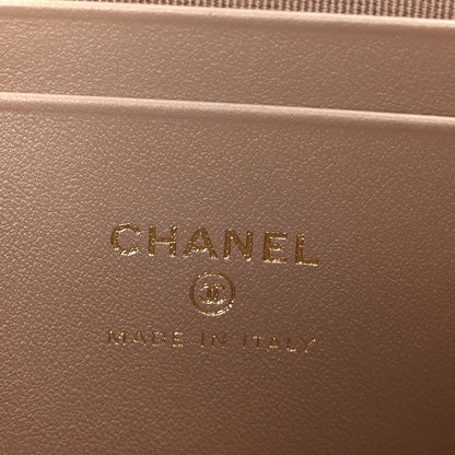 Chanel Caviar Quilted Top Handle Slim Vanity With Chain Dark Beige 6 of 11