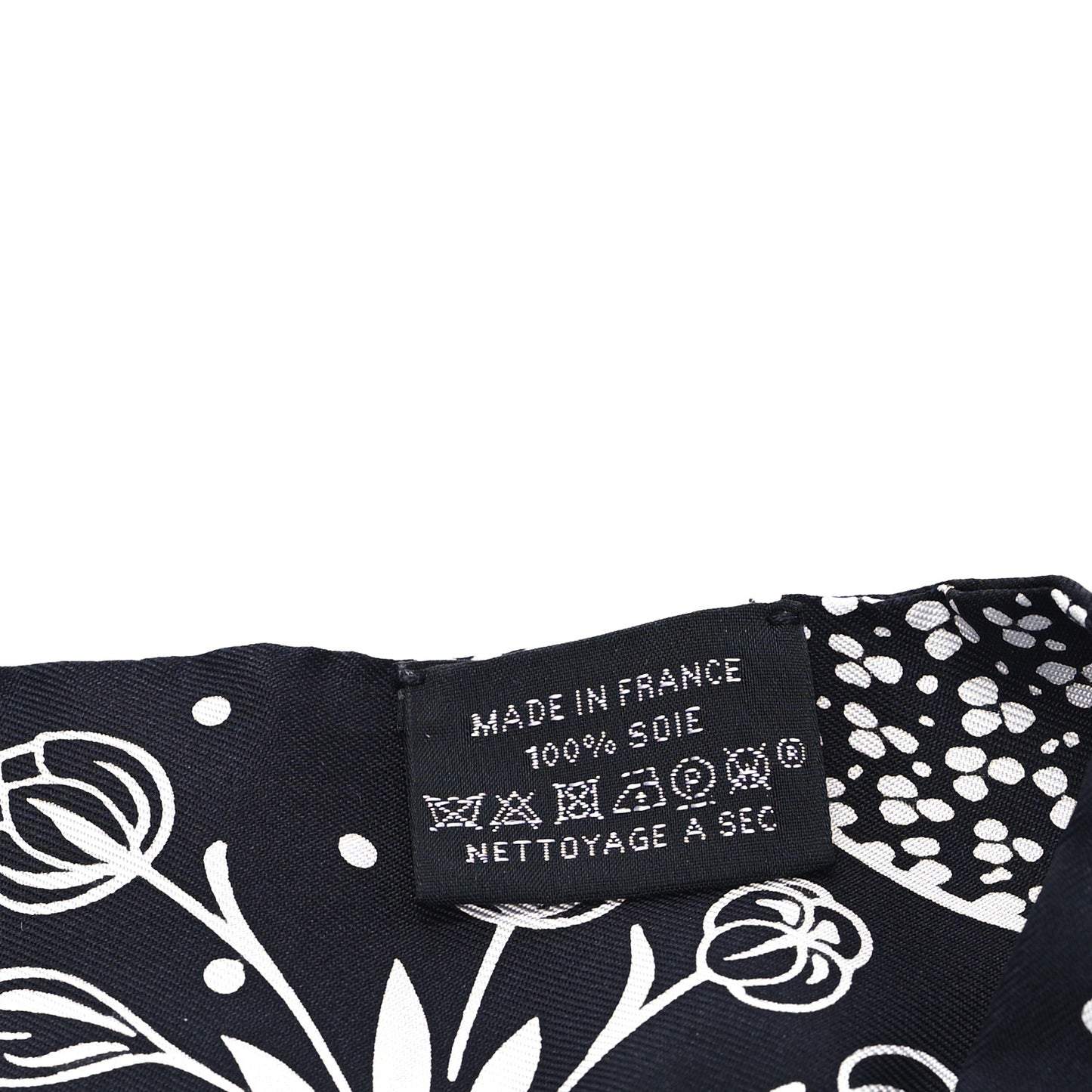 Silk Les Leopards Twilly Black White