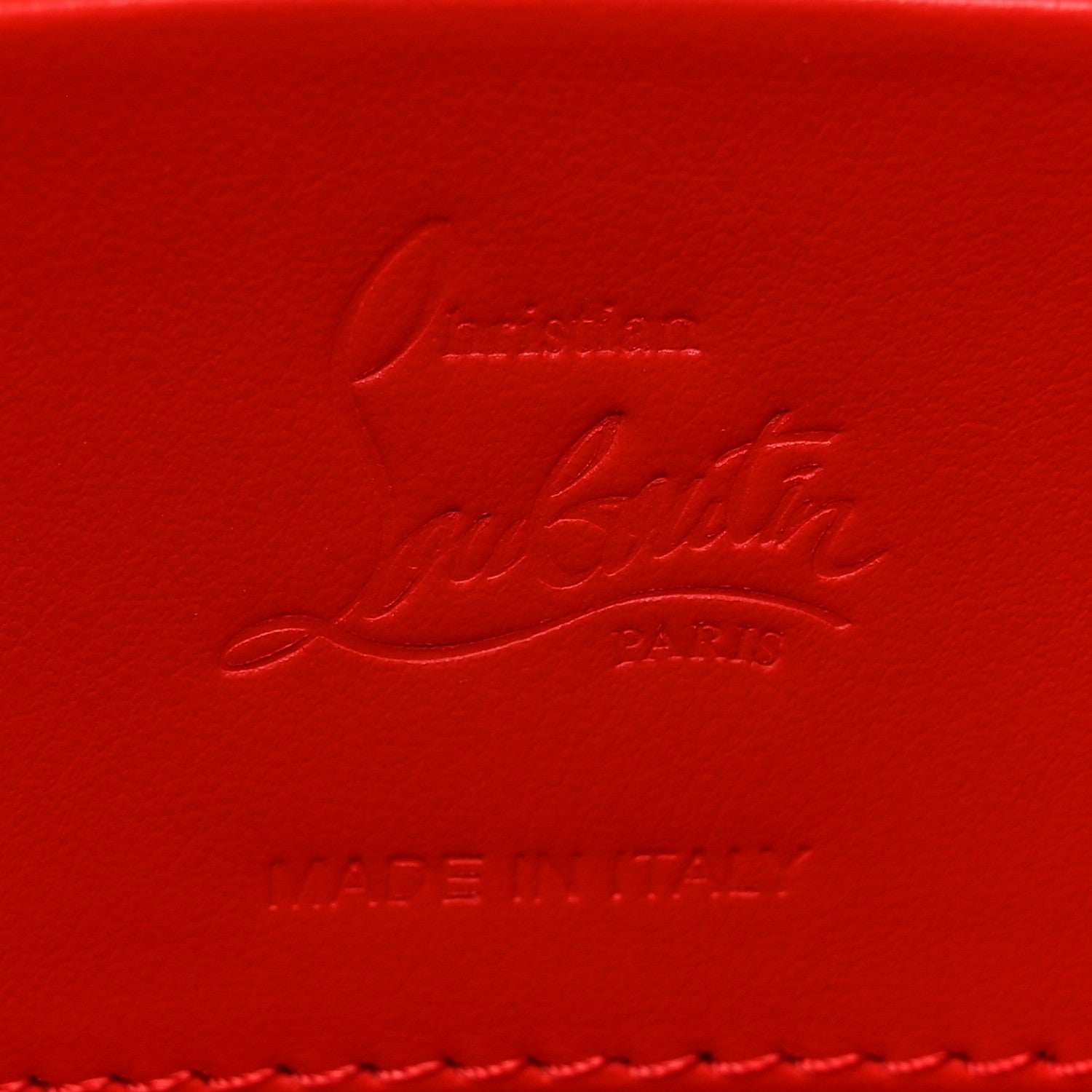 Christian Louboutin Calfskin Loubi54 Crossbody Clutch Biscotto 6 of 10