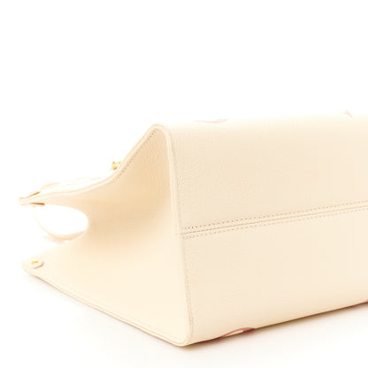 Louis Vuitton Empreinte Monogram Giant Onthego MM Creme Rose Trianon 8 of 9