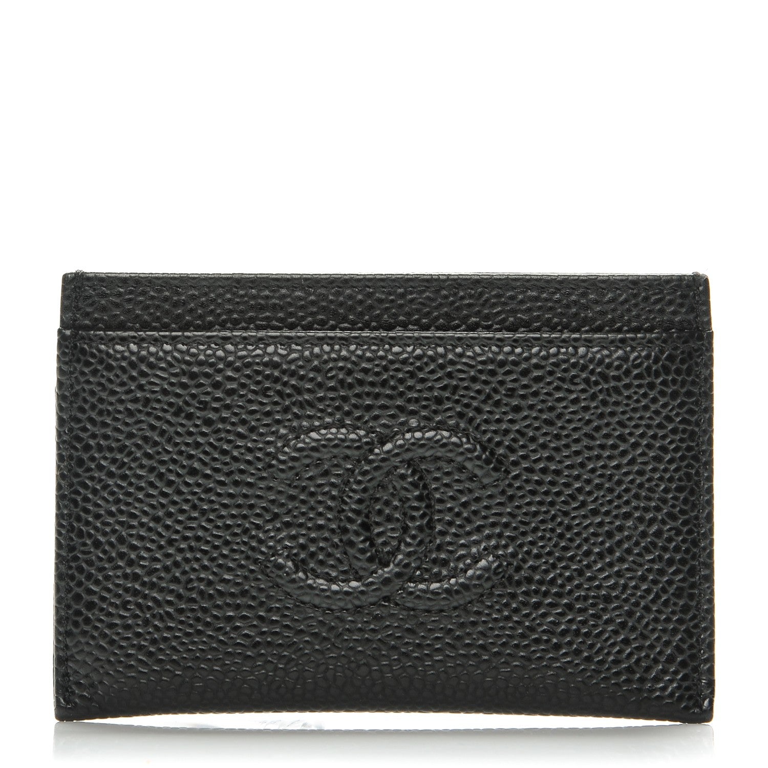 Chanel Caviar Timeless CC Card Holder Black 1 of 9