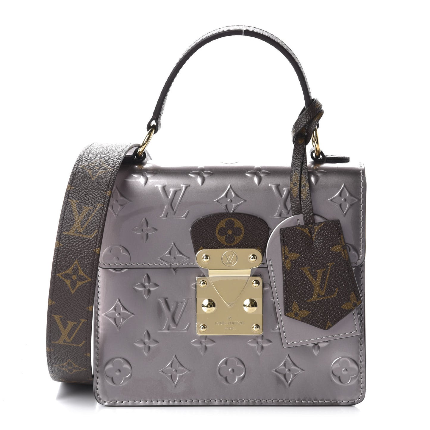 Vernis Epi Monogram Spring Street Bitume Metallise
