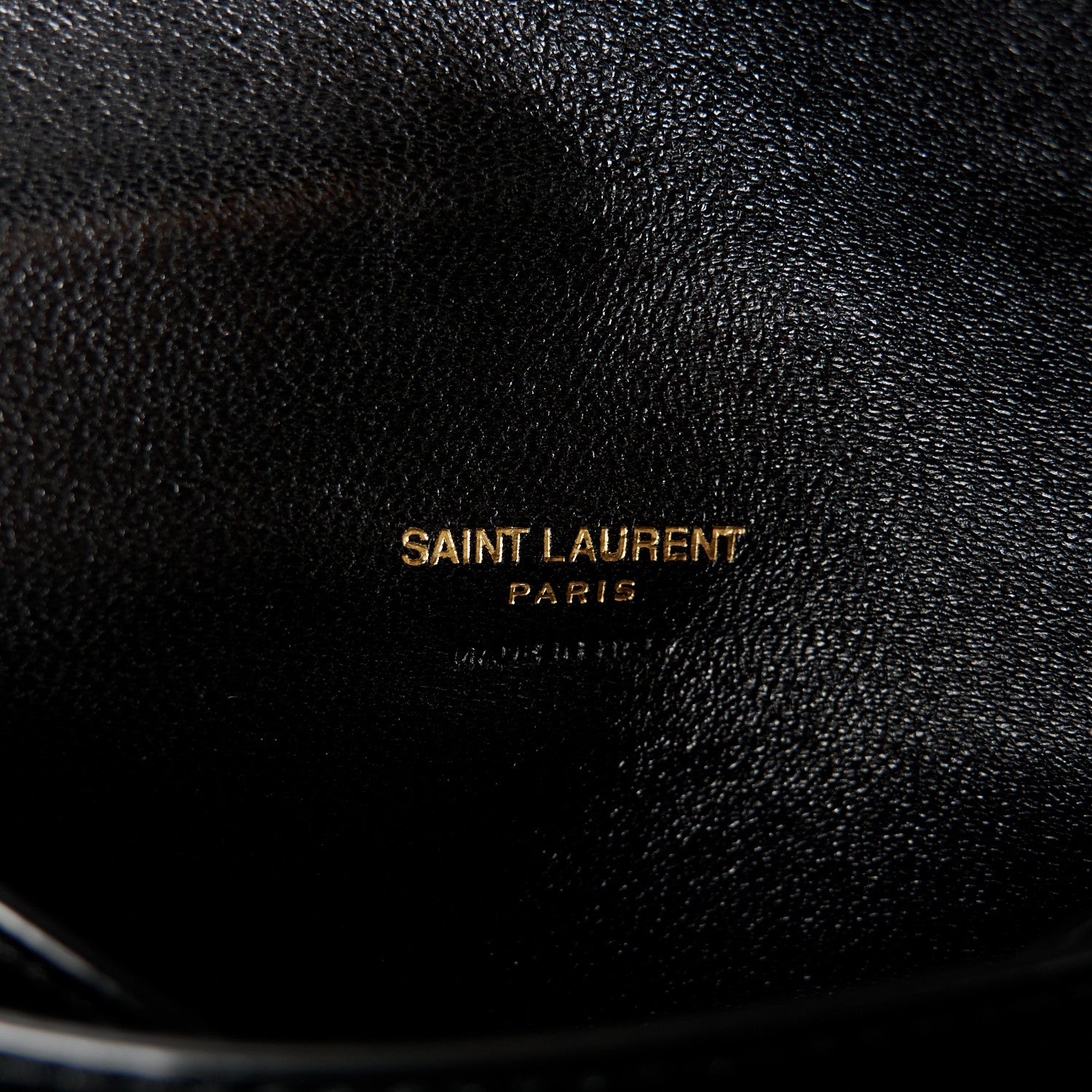 Saint Laurent Lambskin Chevron Quilted Medium Loulou Black 9 of 14
