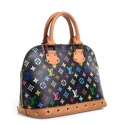 Louis Vuitton Monogram Multicolor Alma Black 3 of 7