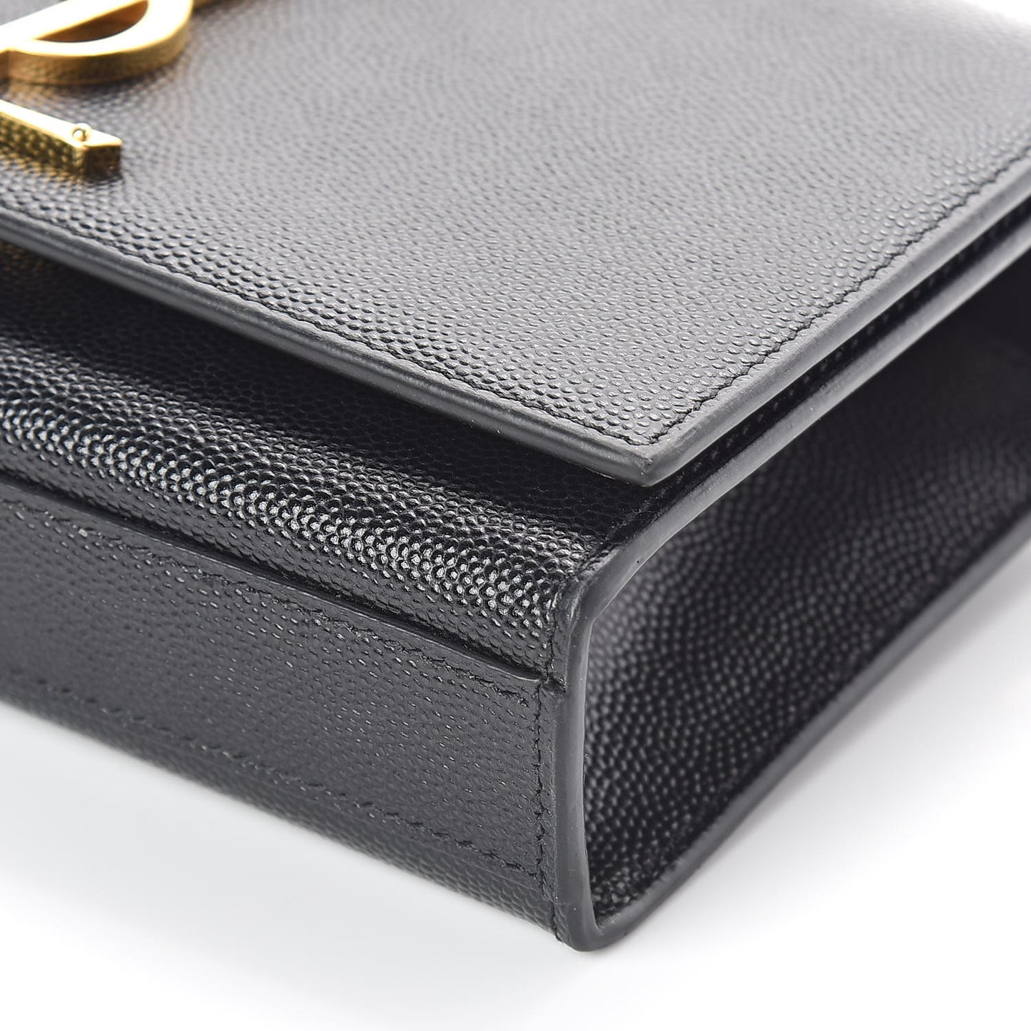 Grain De Poudre Small Monogram Kate Satchel Black