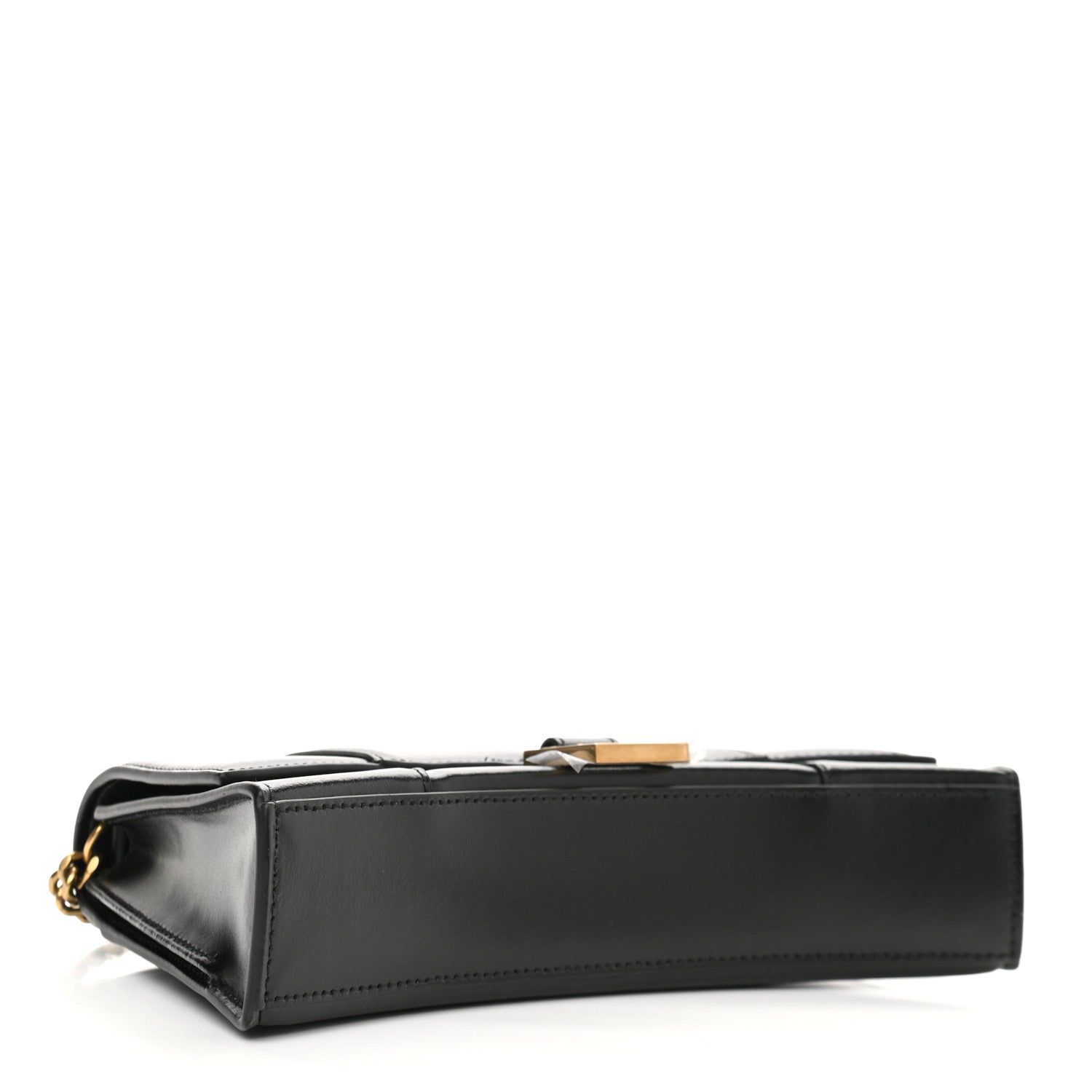 Balenciaga Shiny Box Calfskin Small Hourglass Evening Chain Bag Black 4 of 10