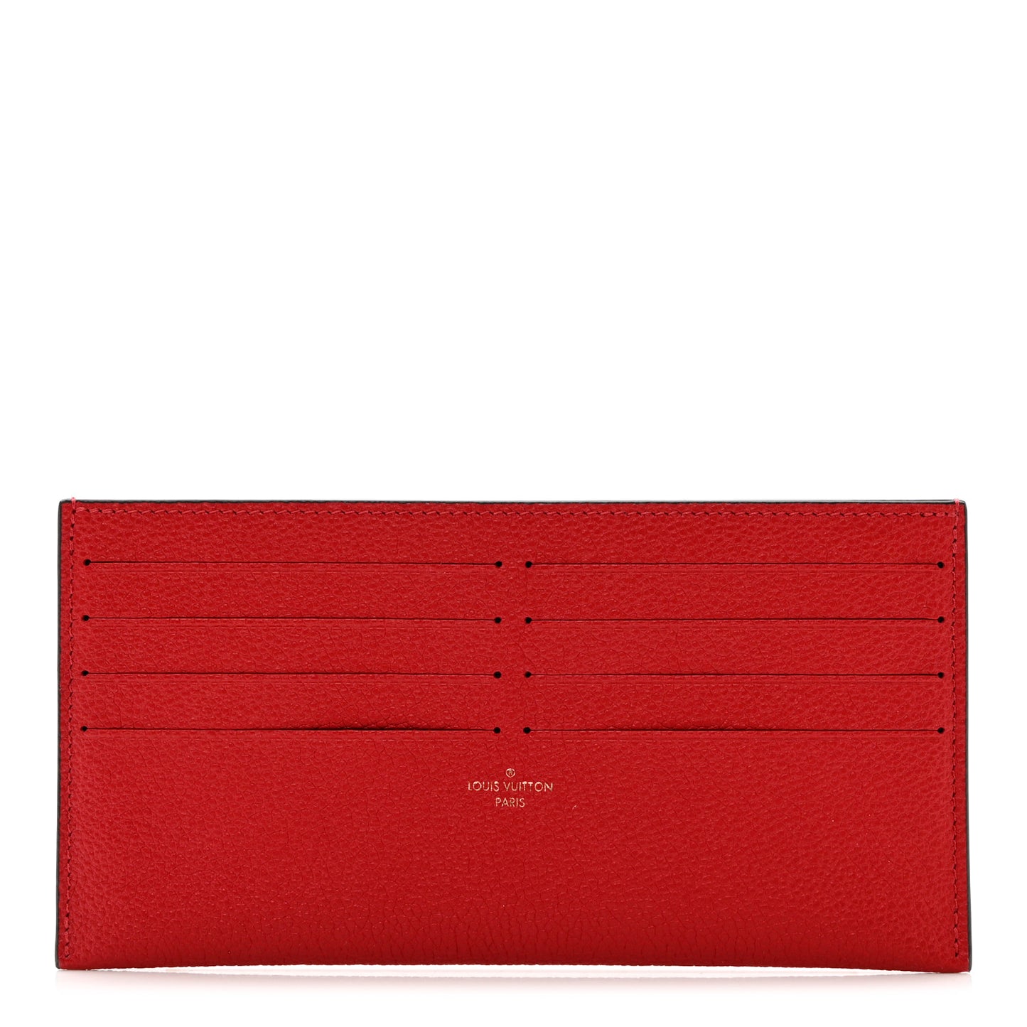 Calfskin Felicie Card Holder Insert Cherry
