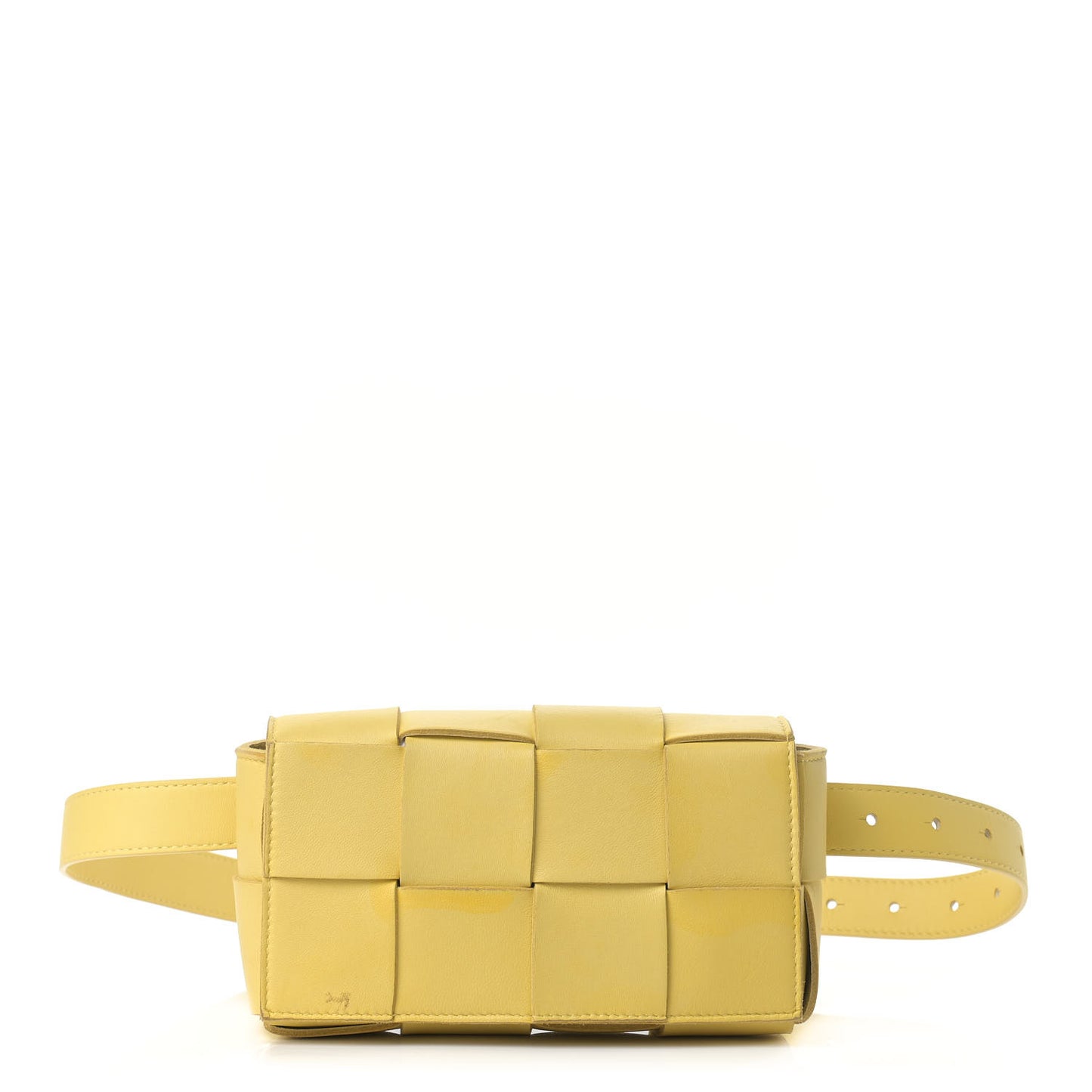 Nappa Maxi Intreccio The Belt Cassette Bag Butter