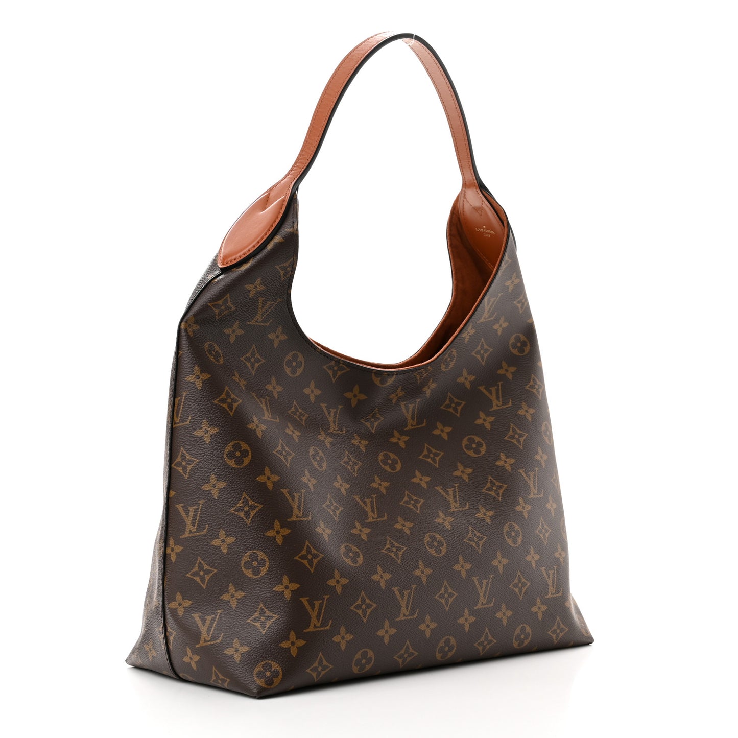 Monogram Flower Hobo Caramel