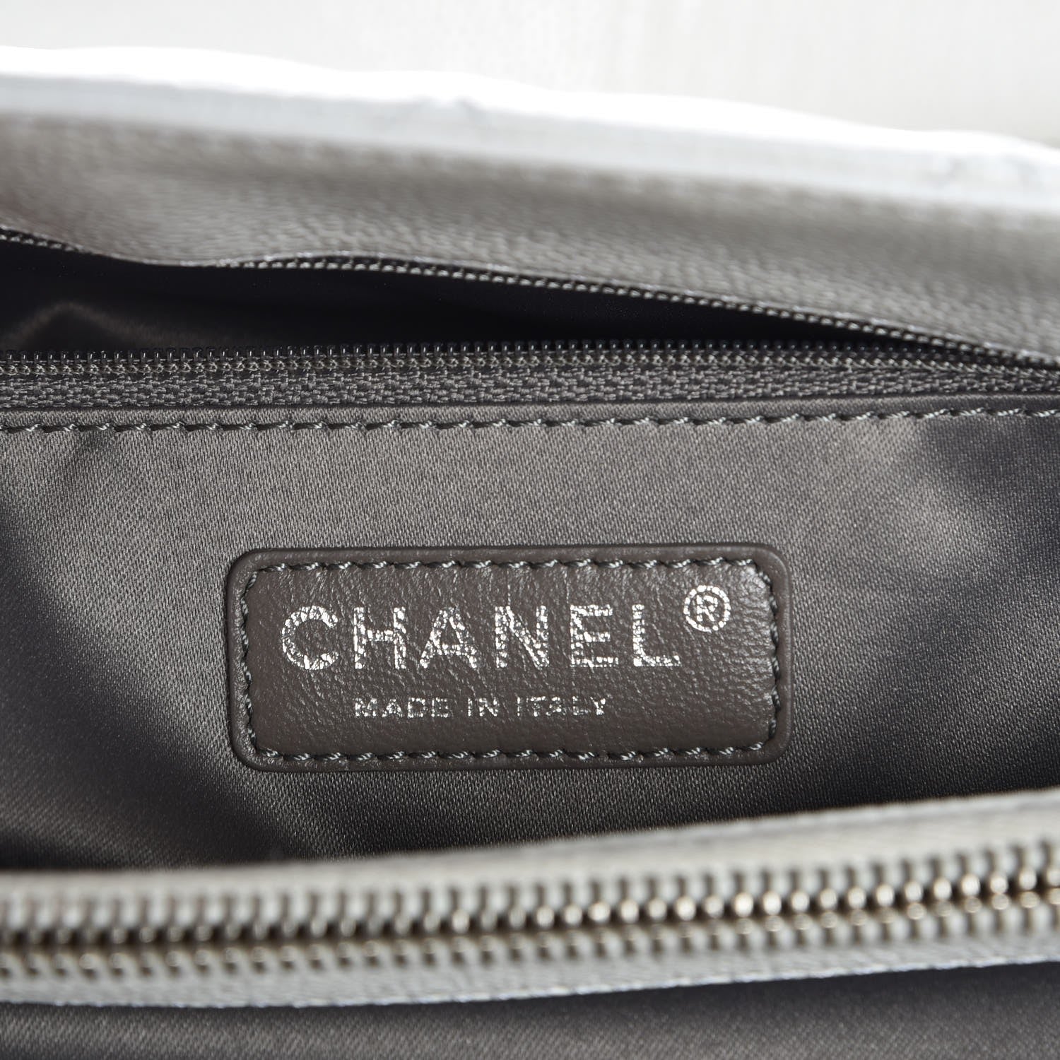 Chanel Caviar Quilted Grand Shopping Tote GST White 6 of 10