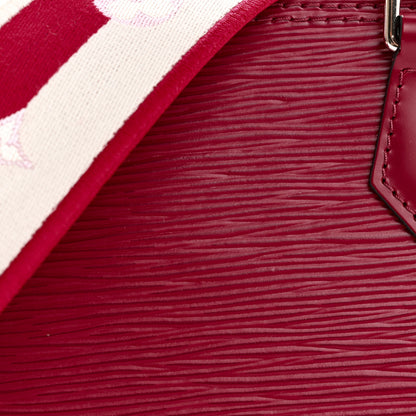 Louis Vuitton Epi Jacquard Alma BB Raspberry 7 of 9