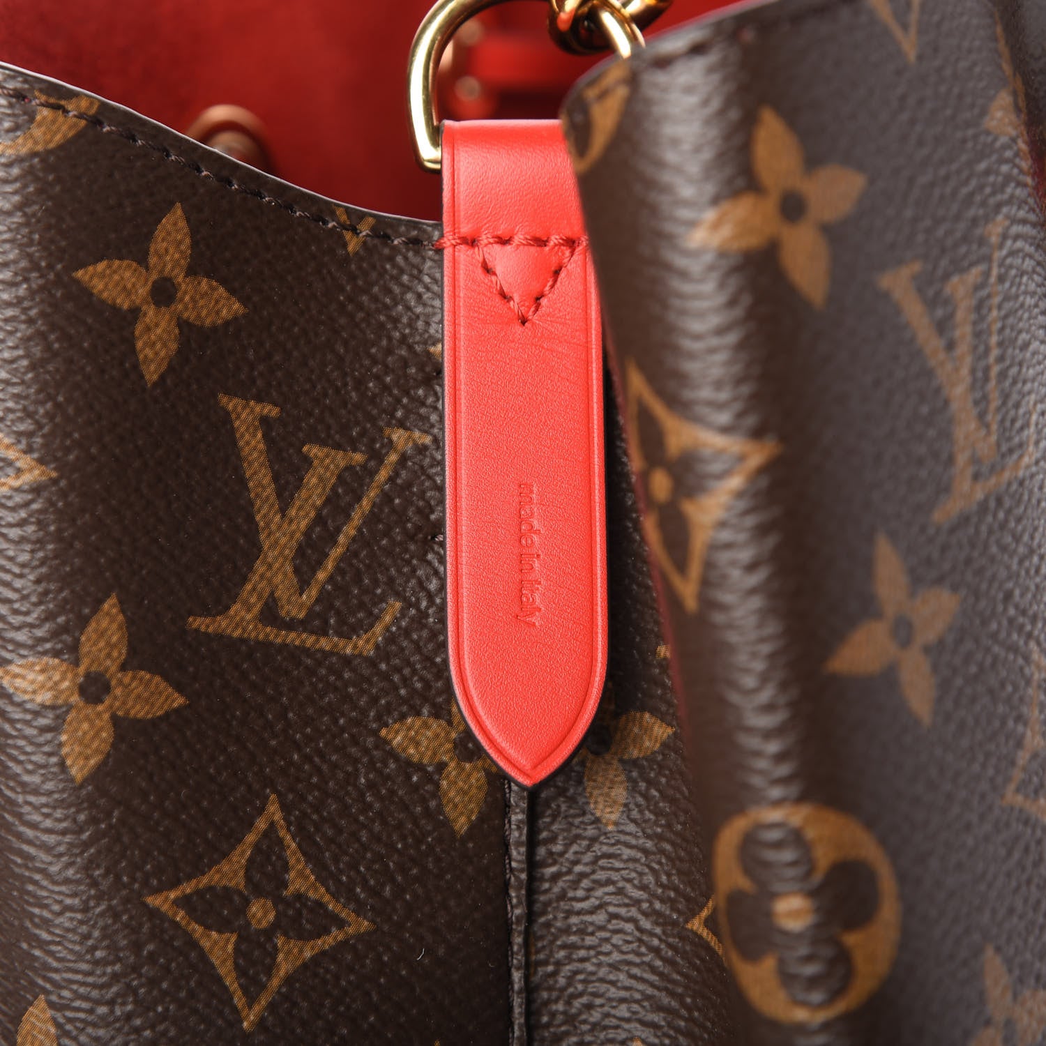 Louis Vuitton Monogram Neonoe MM Coquelicot 9 of 10