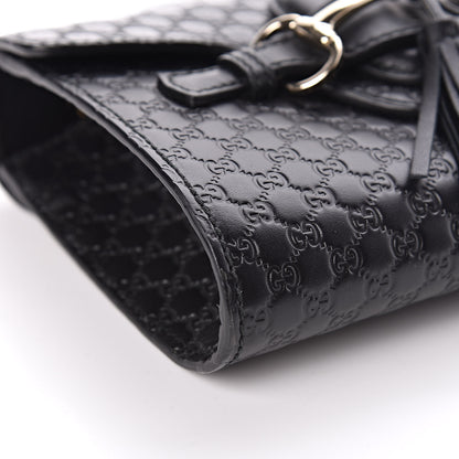 Gucci Microguccissima Mini Emily Shoulder Bag Black 5 of 12
