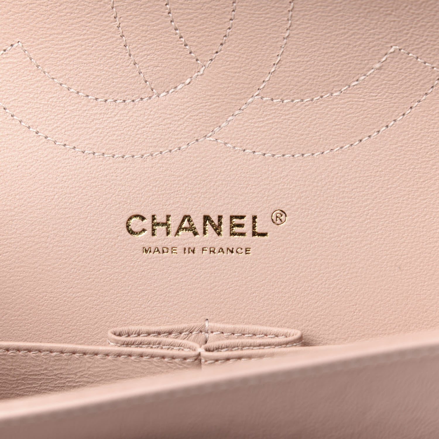 Chanel Calfskin Chevron Quilted Jumbo Double Flap Light Pink 6 of 15