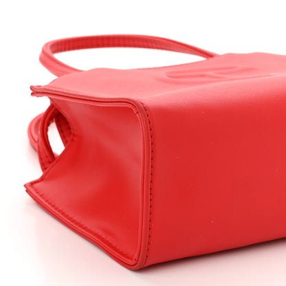 Telfar Vegan Leather Small Shopping Bag Red 9 of 13