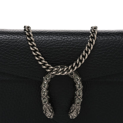 Gucci Calfskin Super Mini Dionysus Shoulder Bag Black 7 of 9