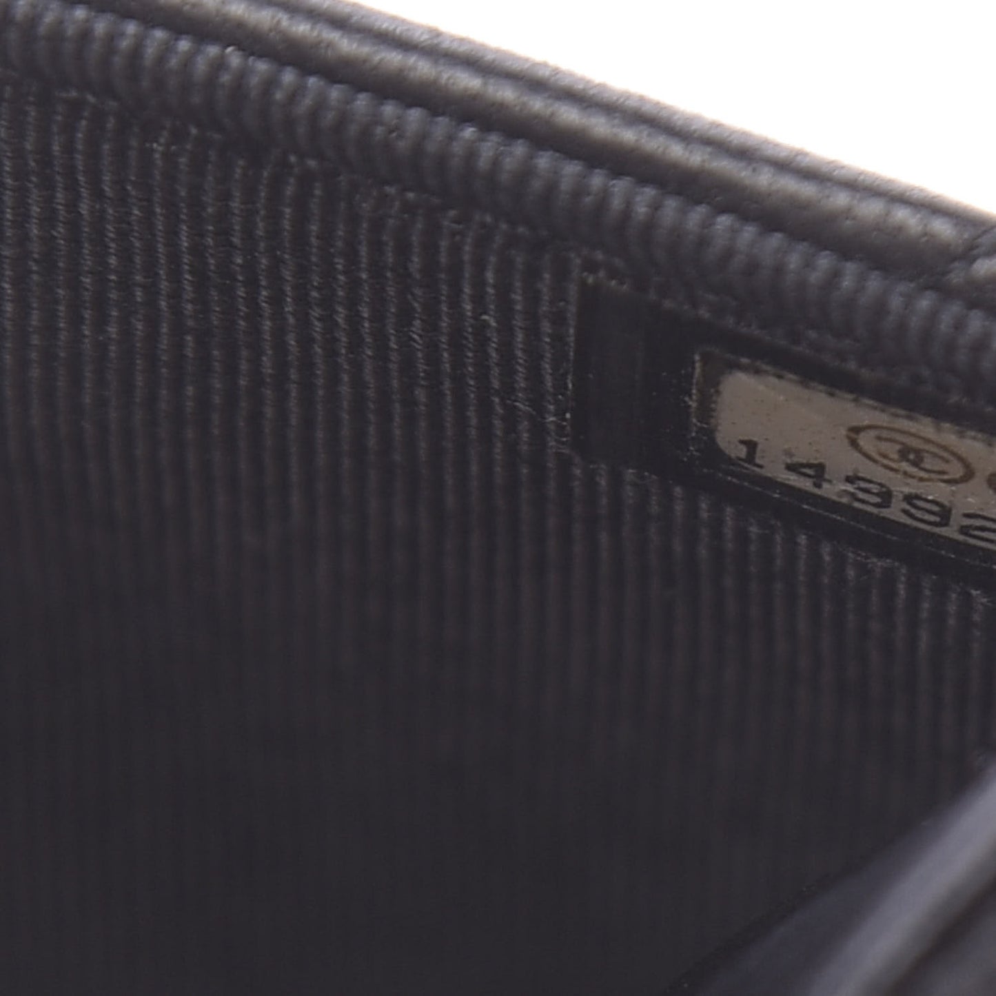 Lambskin Quilted Wallet On Chain WOC Black