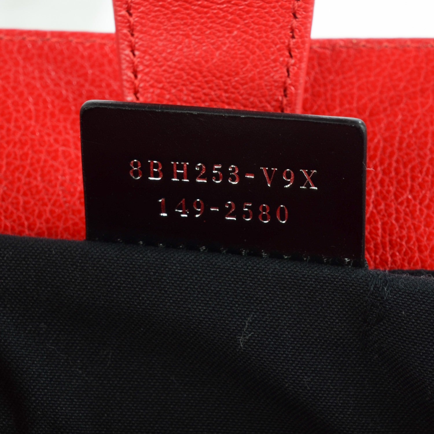 Fendi Vitello Elite Petite 2Jours Tote Papavero Rosso 9 of 10