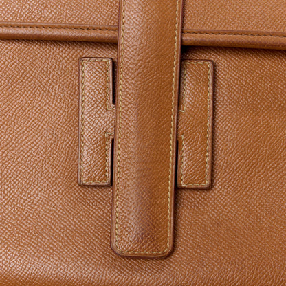 Hermes Courchevel Jige PM Clutch Gold 12 of 15