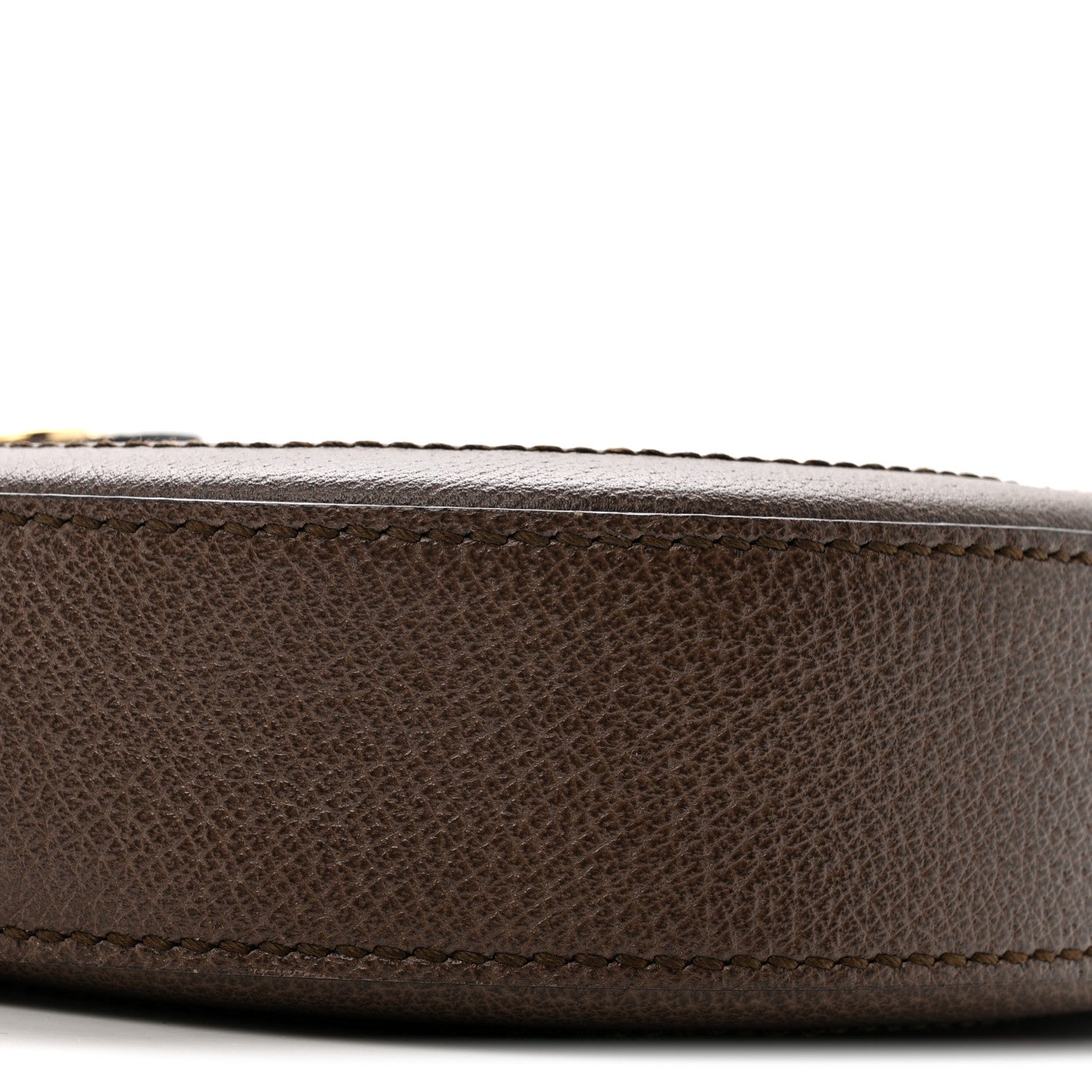Gucci GG Supreme Monogram Web Mini Ophidia Round Shoulder Bag Brown 9 of 13