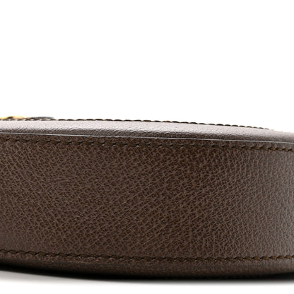 Gucci GG Supreme Monogram Web Mini Ophidia Round Shoulder Bag Brown 9 of 13