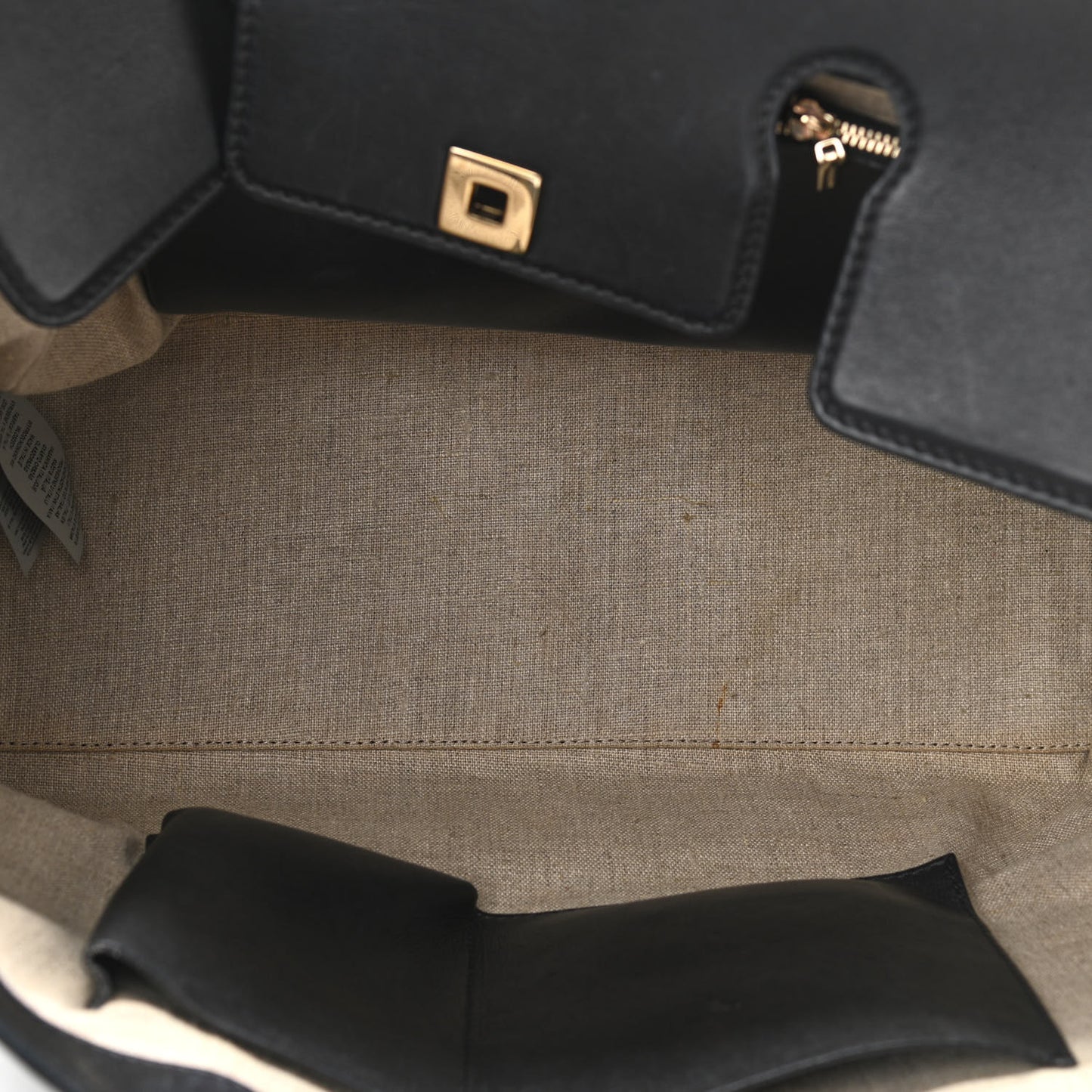 Calfskin Large Palazzo Empire Bag Black