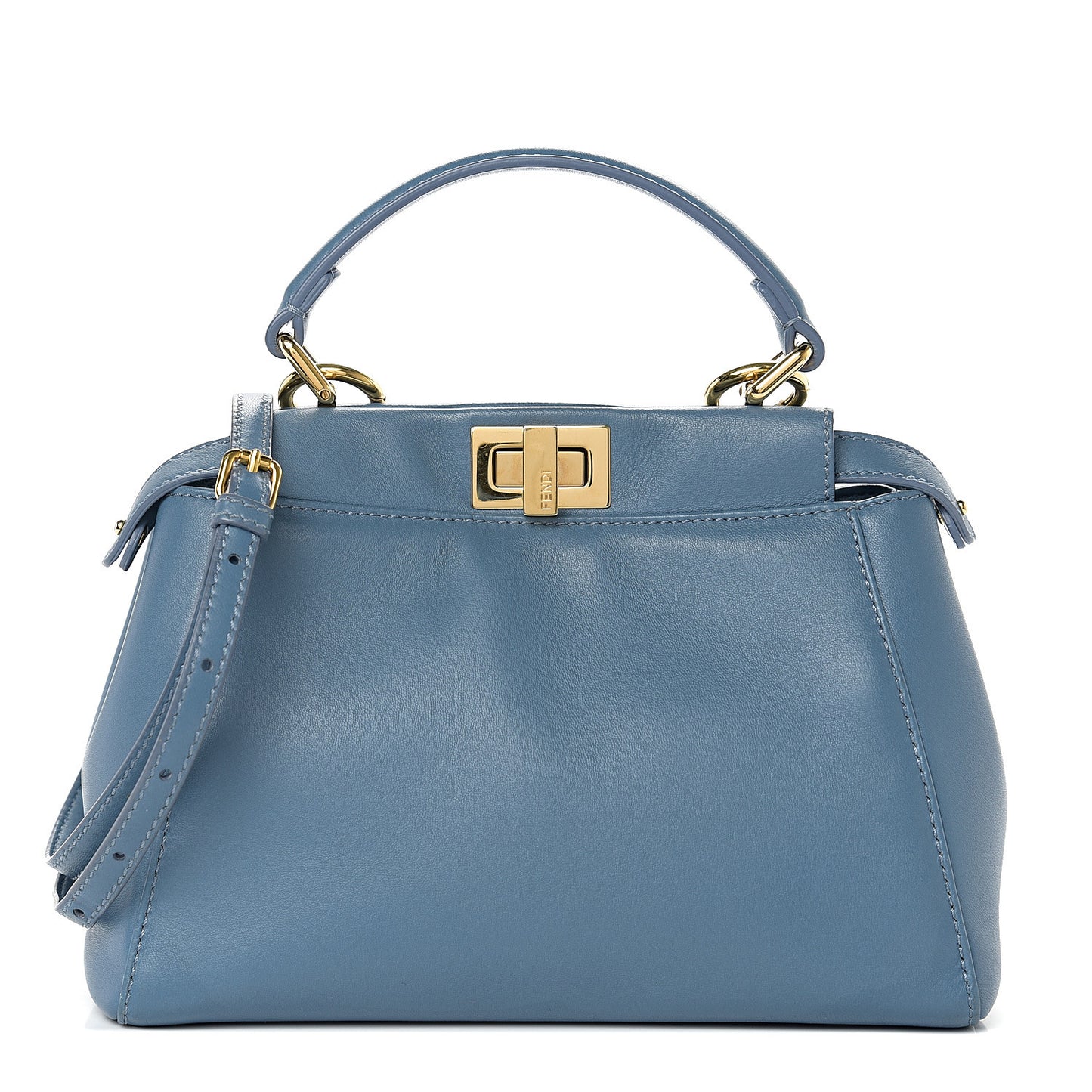 Nappa Mini Peekaboo Iconic Satchel Blue