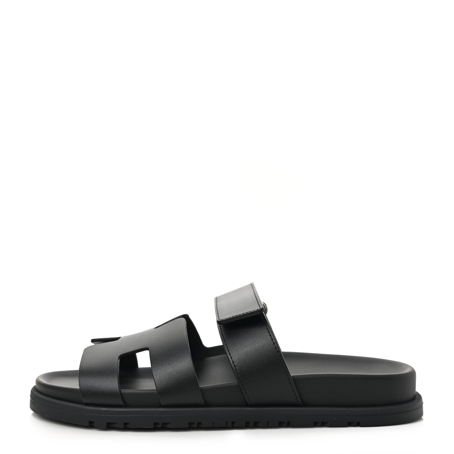 Calfskin Womens Chypre Sandals 37 Black