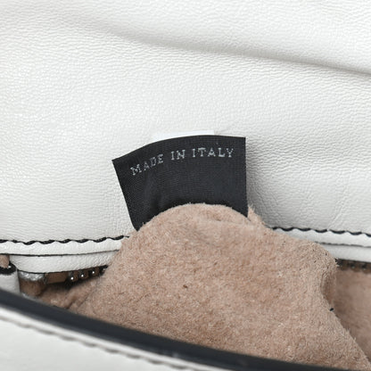 Prada Vernice Crossbody Bag White Black 7 of 10