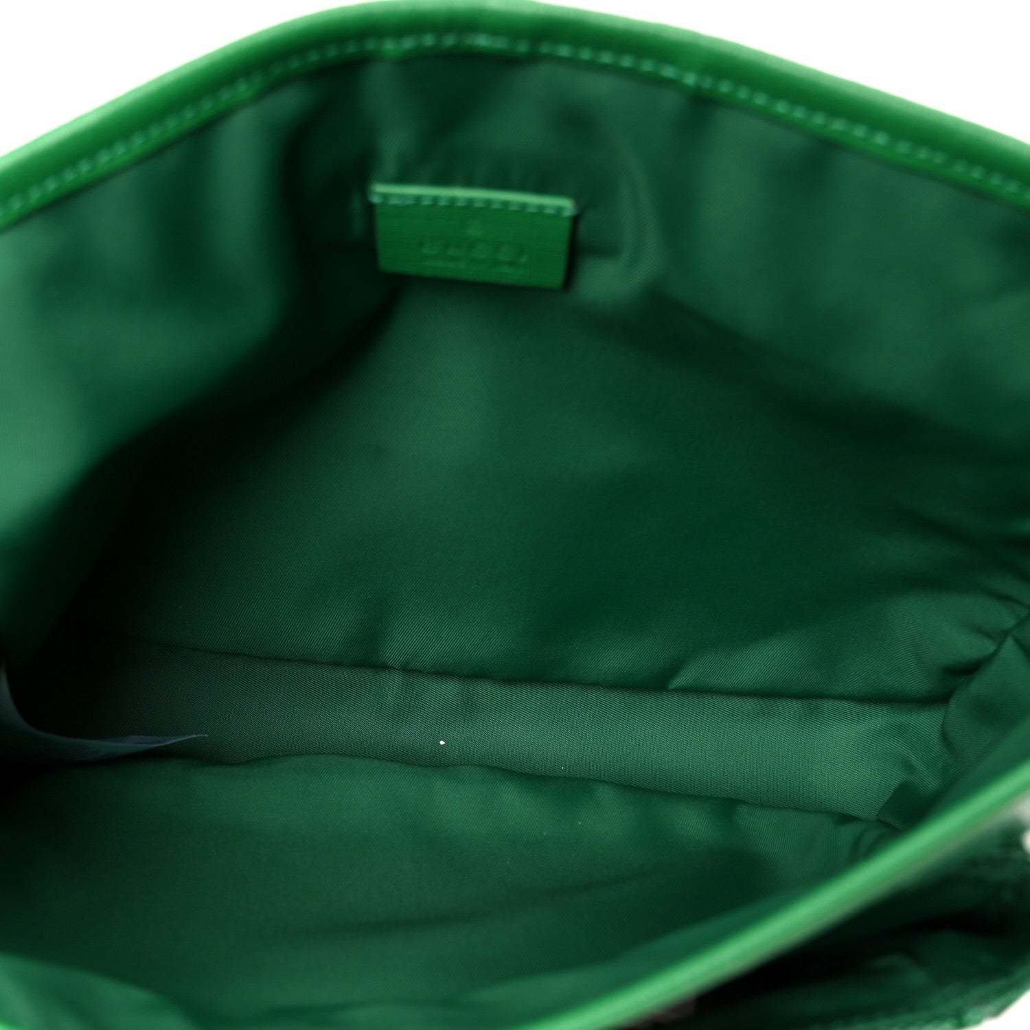 Gucci Monogram GG Childrens Messenger Bag Green 5 of 11