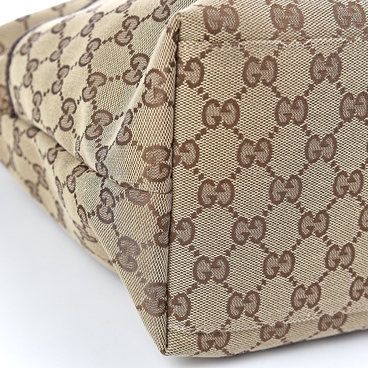 Monogram Web Large Diaper Tote Brown