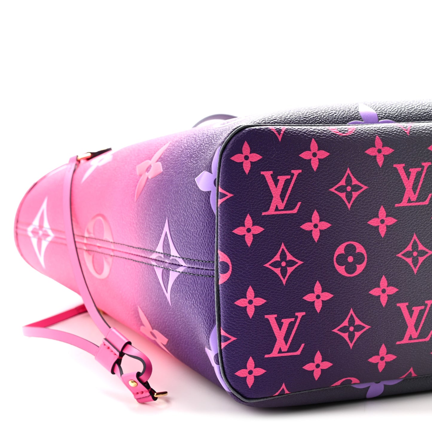 Monogram Giant Spring In The City Neverfull MM Midnight Fuchsia
