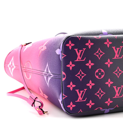 Louis Vuitton Monogram Giant Spring In The City Neverfull MM Midnight Fuchsia 8 of 9