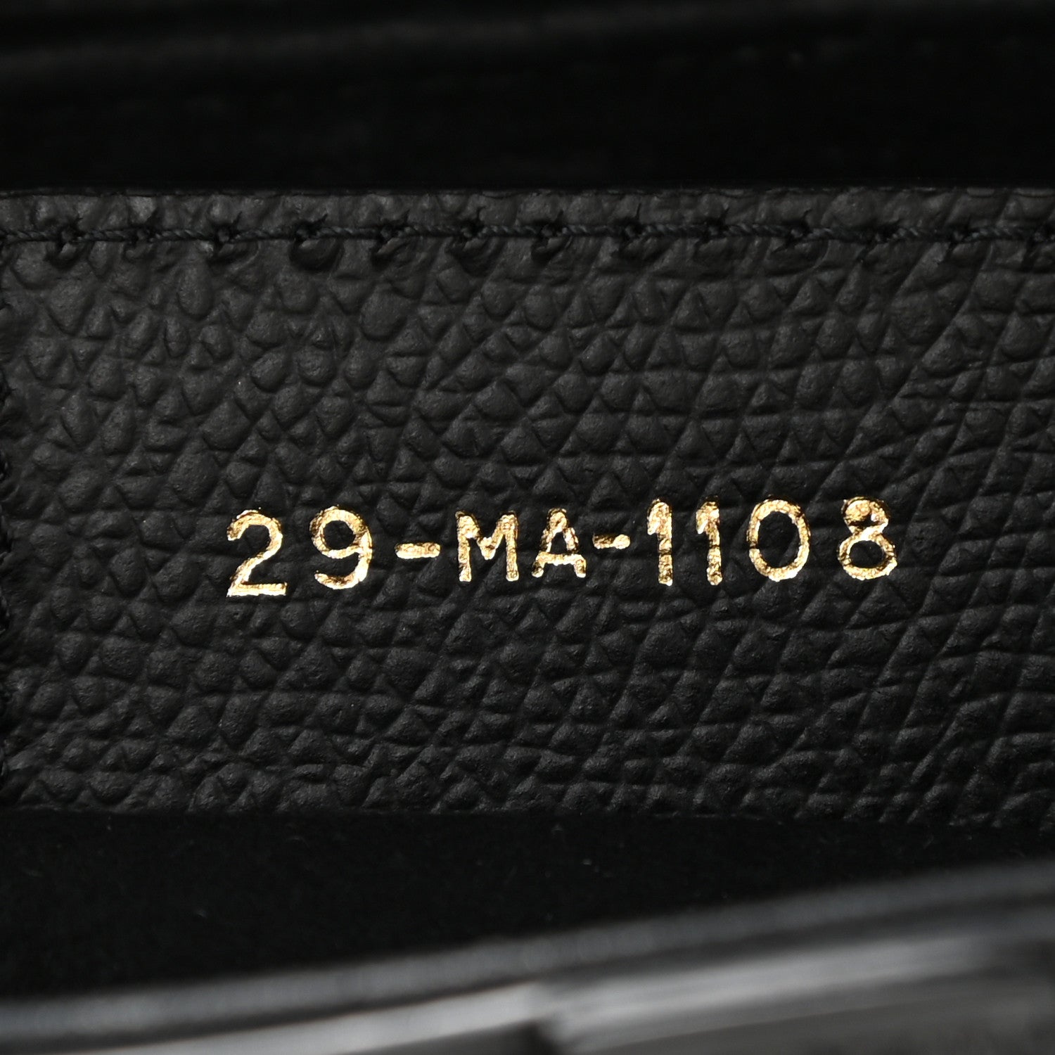 Christian Dior Grained Calfskin Saddle Bag Black 7 of 10