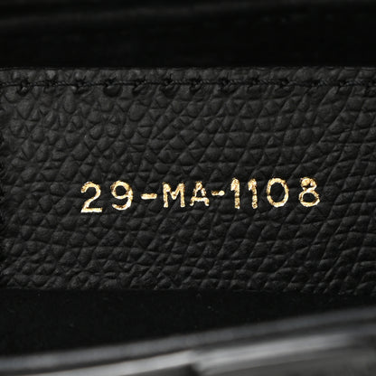 Christian Dior Grained Calfskin Saddle Bag Black 7 of 10