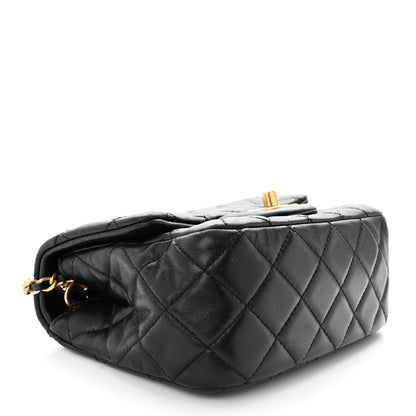 Chanel Lambskin Quilted Mini Pearl Crush Flap Black 4 of 11