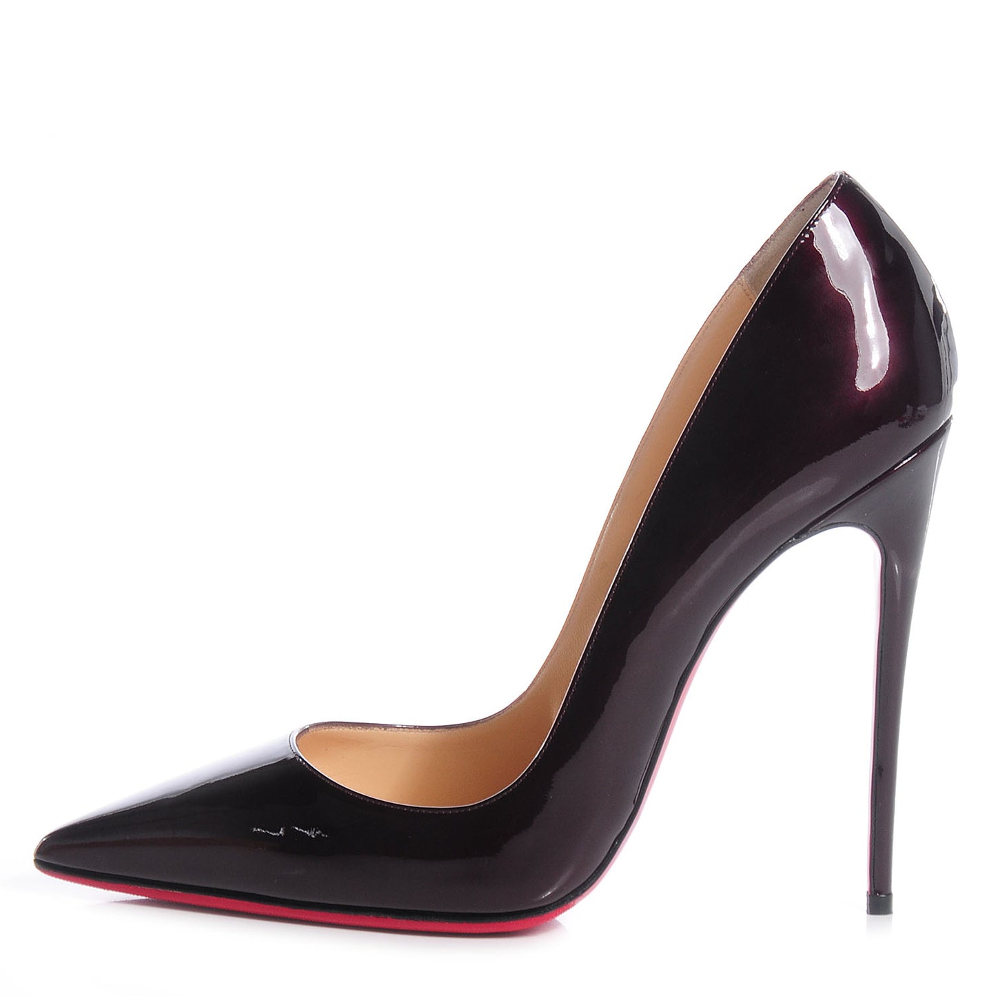 Metal Patent So Kate 120 Pumps 39 Dark Burgundy