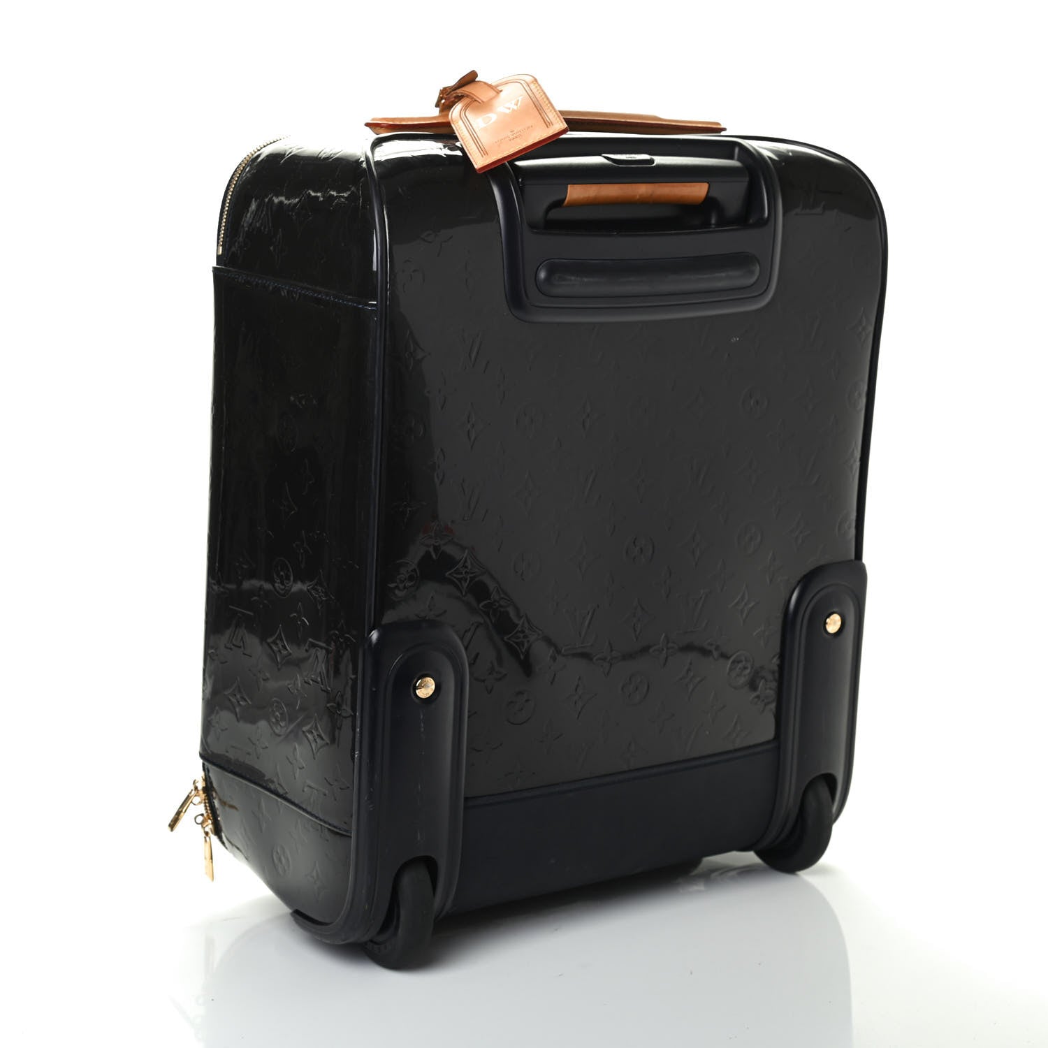 Louis Vuitton Vernis Pegase 45 Rolling Luggage Blue Infini 2 of 4
