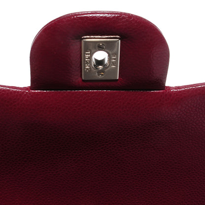 Chanel Caviar Maxi Single Flap Dark Red 5 of 8