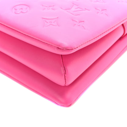 Louis Vuitton Lambskin Embossed Monogram Coussin PM 9 of 9